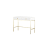 A mesa de consola MAGGIORE apresenta num estilo moderno. Mede 77x104x50 cm e inclui 2 gavetas.