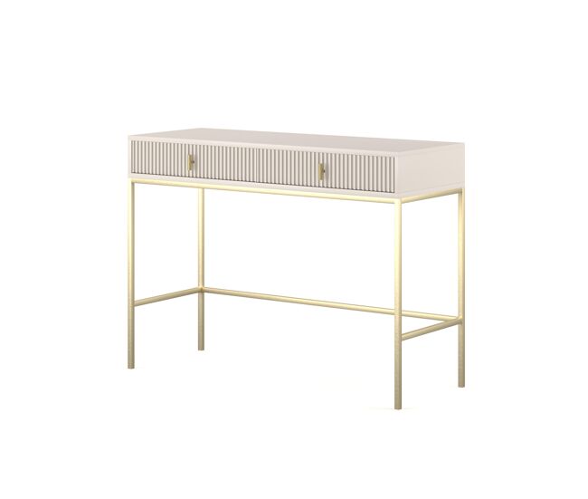 La consola maggiore estilo moderno. mide 77x104x50 cm e incluye 2 cajones.