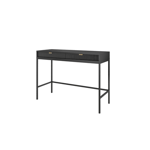 A mesa de consola AVON estilo retro. Mede 77x104x50 cm e inclui 2 gavetas.