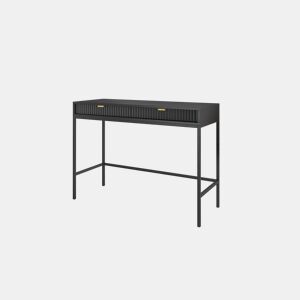 A mesa de consola AVON estilo retro. Mede 77x104x50 cm e inclui 2 gavetas.