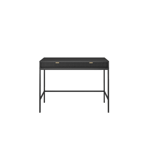 A mesa de consola AVON estilo retro. Mede 77x104x50 cm e inclui 2 gavetas.