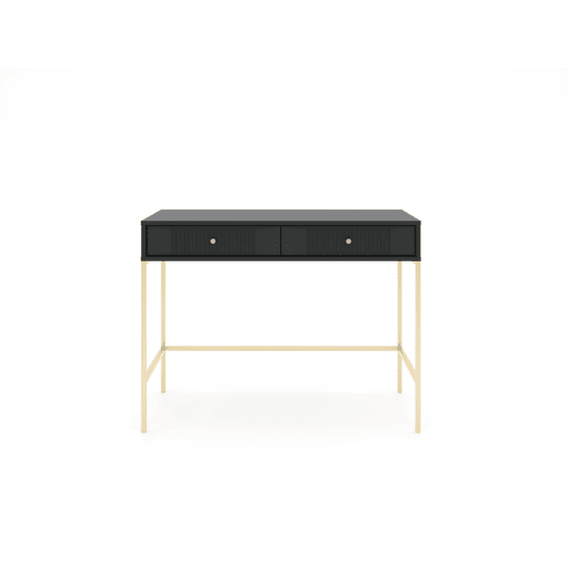 A mesa de consola ISEO apresenta num estilo moderno. Mede 79x104x50 cm e inclui 2 gavetas.