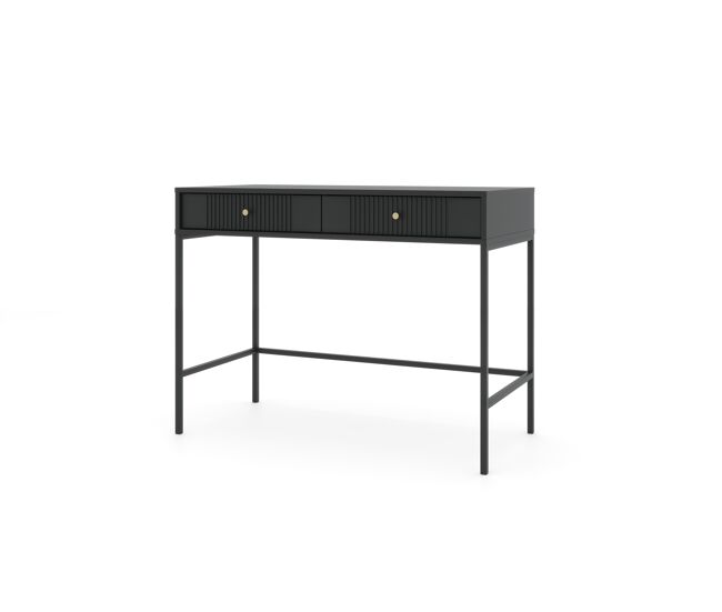 La consola iseo tiene un estilo moderno. mide 79x104x50 cm e incluye 2 cajones.