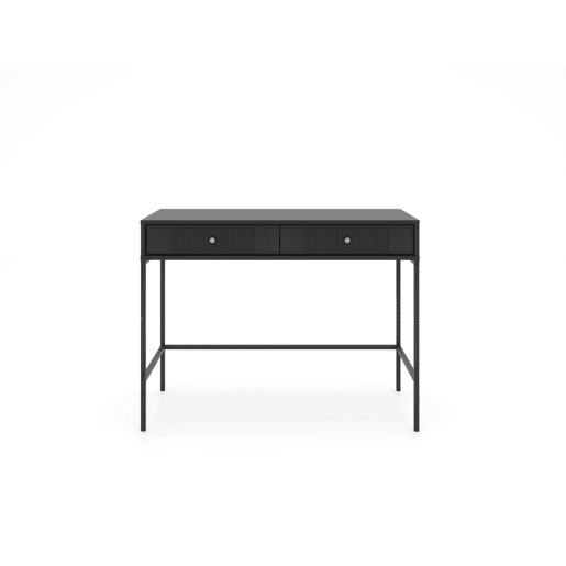 A mesa de consola ISEO apresenta num estilo moderno. Mede 79x104x50 cm e inclui 2 gavetas.
