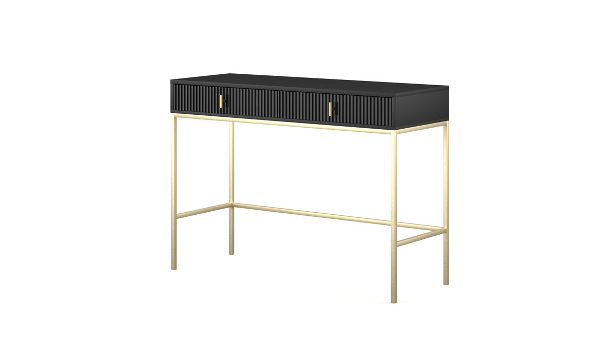 La consola maggiore estilo moderno. mide 77x104x50 cm e incluye 2 cajones.