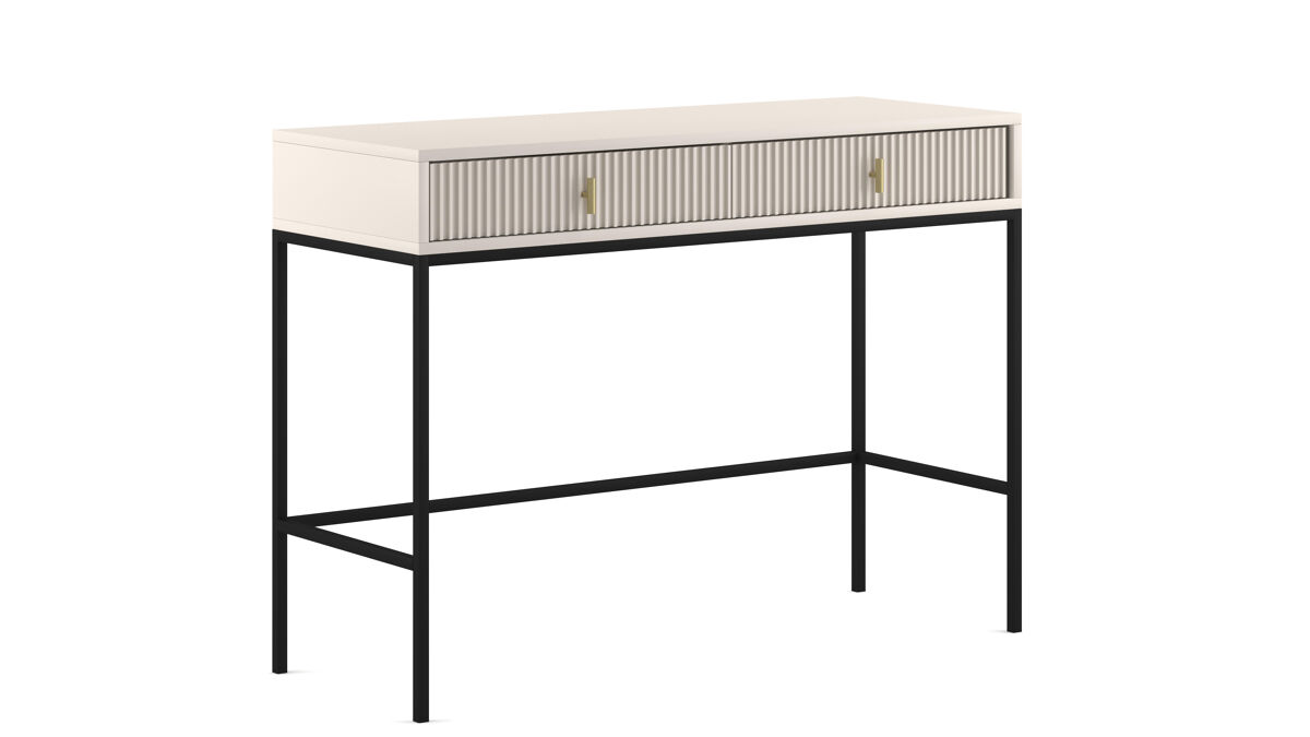 La consola maggiore estilo moderno. mide 77x104x50 cm e incluye 2 cajones.