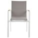Beliani Silla de jardín BUSSETO Beliani Silla de jardín BUSSETO Blanco/ Gris