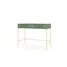 A mesa de consola ISEO apresenta num estilo moderno. Mede 79x104x50 cm e inclui 2 gavetas.