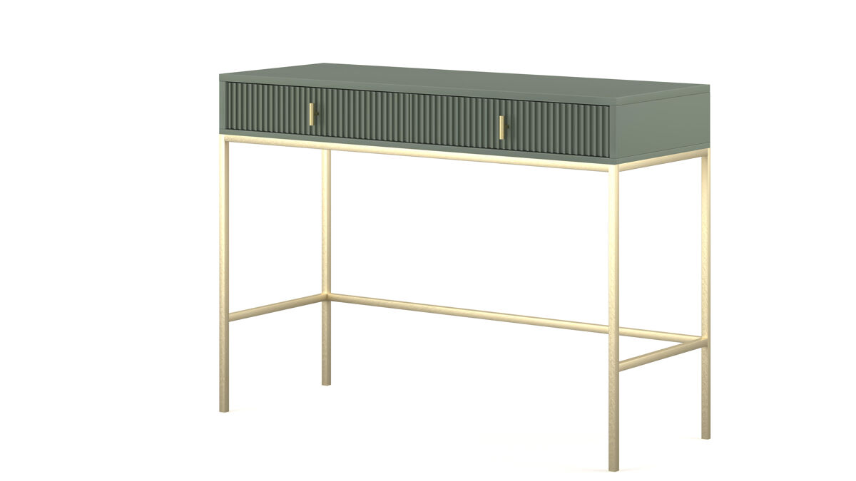 La consola maggiore estilo moderno. mide 77x104x50 cm e incluye 2 cajones.