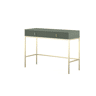 A mesa de consola MAGGIORE apresenta num estilo moderno. Mede 77x104x50 cm e inclui 2 gavetas.