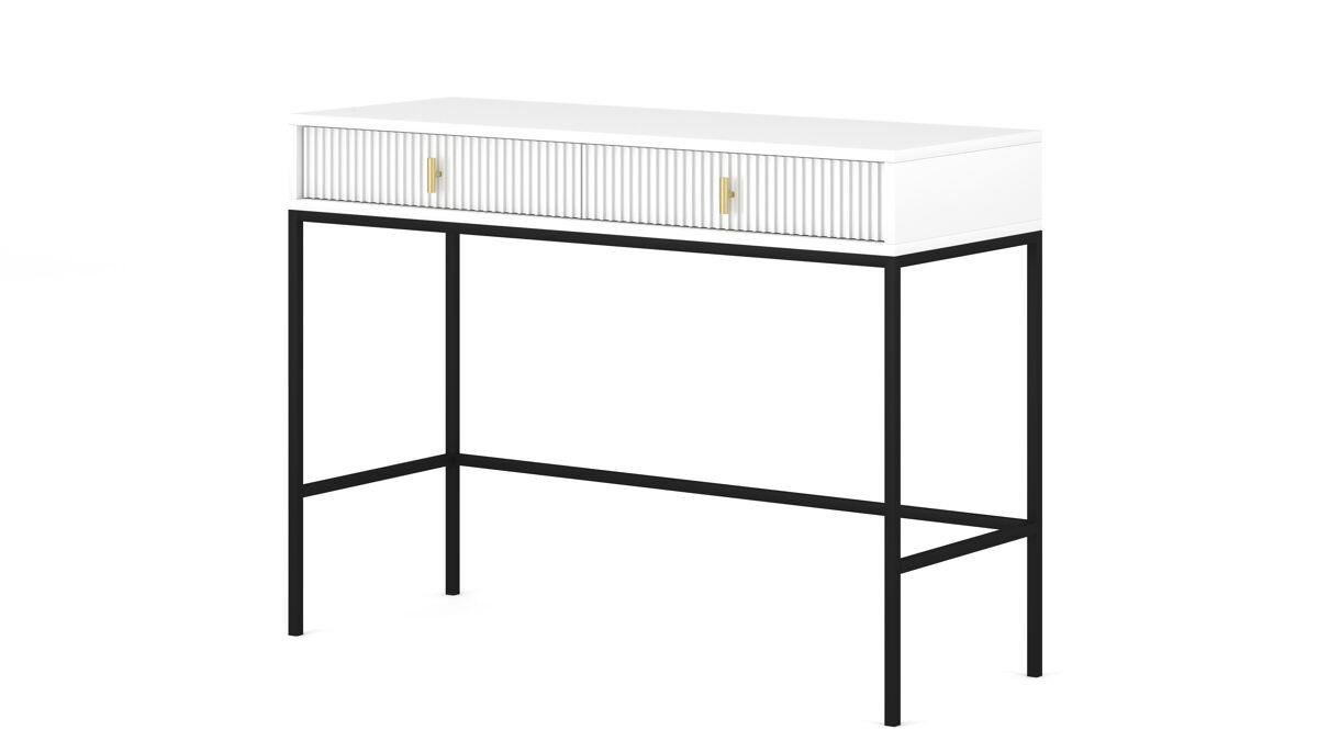 La consola maggiore estilo moderno. mide 77x104x50 cm e incluye 2 cajones.
