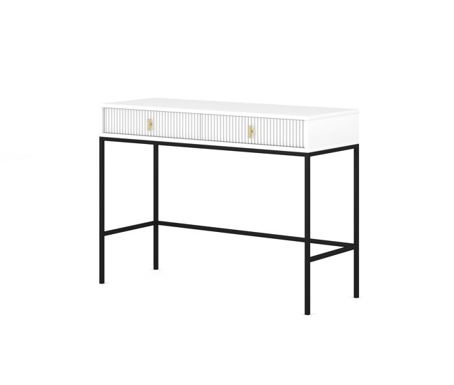 La consola maggiore estilo moderno. mide 77x104x50 cm e incluye 2 cajones.