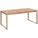 Beliani Conjunto de comedor SASSARI II Beliani Conjunto de comedor SASSARI II Madera Clara