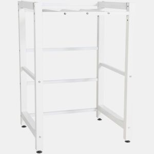 Estante para lavadoras Medina Metal Blanco 62X75X105 cm