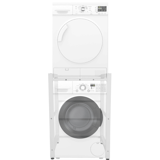 Estante para lavadoras Medina Metal Blanco 62X75X105 cm