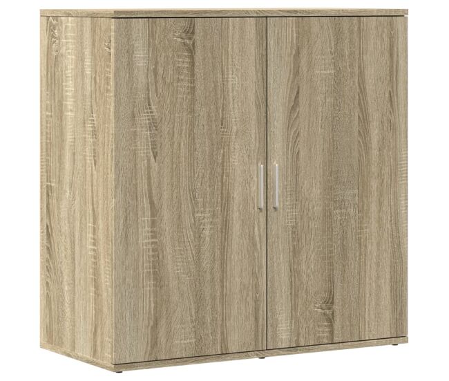 Vidaxl aparador de madera de ingeniería roble sonoma 79x38x80 cm