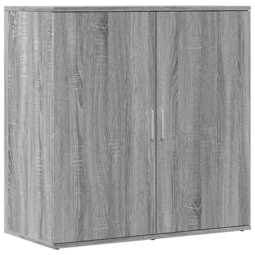 vidaXL Aparador 79x38x80 cm derivados de madeira cinzento sonoma