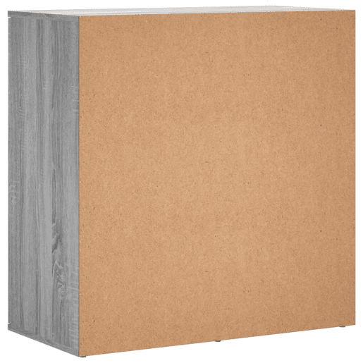 vidaXL Aparador 79x38x80 cm derivados de madeira cinzento sonoma