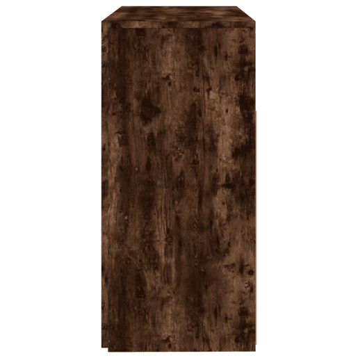 vidaXL Aparador com luzes LED 80x35x75 cm carvalho fumado vidaXL Aparador com luzes LED 80x35x75 cm carvalho fumado