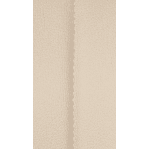 Taburete de bar Milet en polipiel Simil cuero Crema 48X47X85 cm