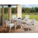 Beliani Conjunto de comedor MALETTO/TAVIANO Beliani Conjunto de comedor MALETTO/TAVIANO Blanco/ Gris