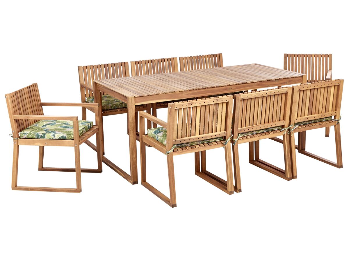 Beliani Conjunto de comedor SASSARI II Estampado