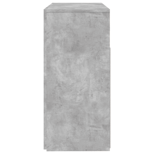 vidaXL Aparador com luzes LED 80x35x75 cm cinzento cimento vidaXL Aparador com luzes LED 80x35x75 cm cinzento cimento