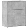 vidaXL Aparador 60x31x70 cm derivados de madeira cinzento cimento