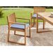 Beliani Conjunto de comedor SASSARI II Beliani Conjunto de comedor SASSARI II Azul