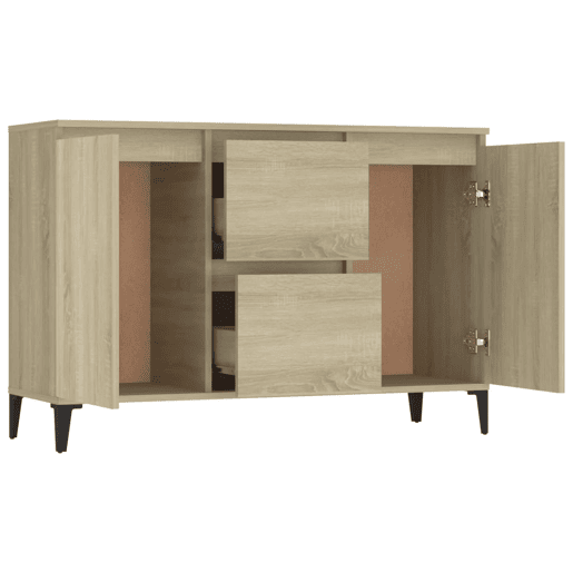 vidaXL Aparador 102x35x70 cm derivados de madeira carvalho sonoma vidaXL Aparador 102x35x70 cm derivados de madeira carvalho sonoma