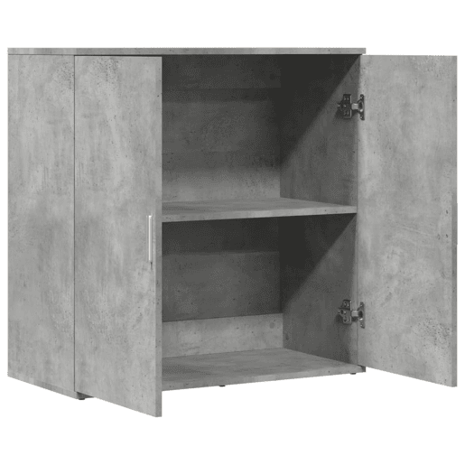 vidaXL Aparador 79x38x80 cm madeira processada cinza cimento vidaXL Aparador 79x38x80 cm madeira processada cinza cimento