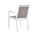 Beliani Conjunto de comedor MALETTO/BUSSETO Beliani Conjunto de comedor MALETTO/BUSSETO Blanco/ Gris