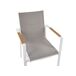 Beliani Conjunto de comedor MALETTO/BUSSETO Beliani Conjunto de comedor MALETTO/BUSSETO Blanco/ Gris