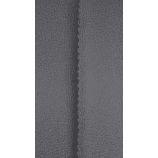 Taburete de bar Milet en polipiel Simil cuero Gris 48X47X85 cm