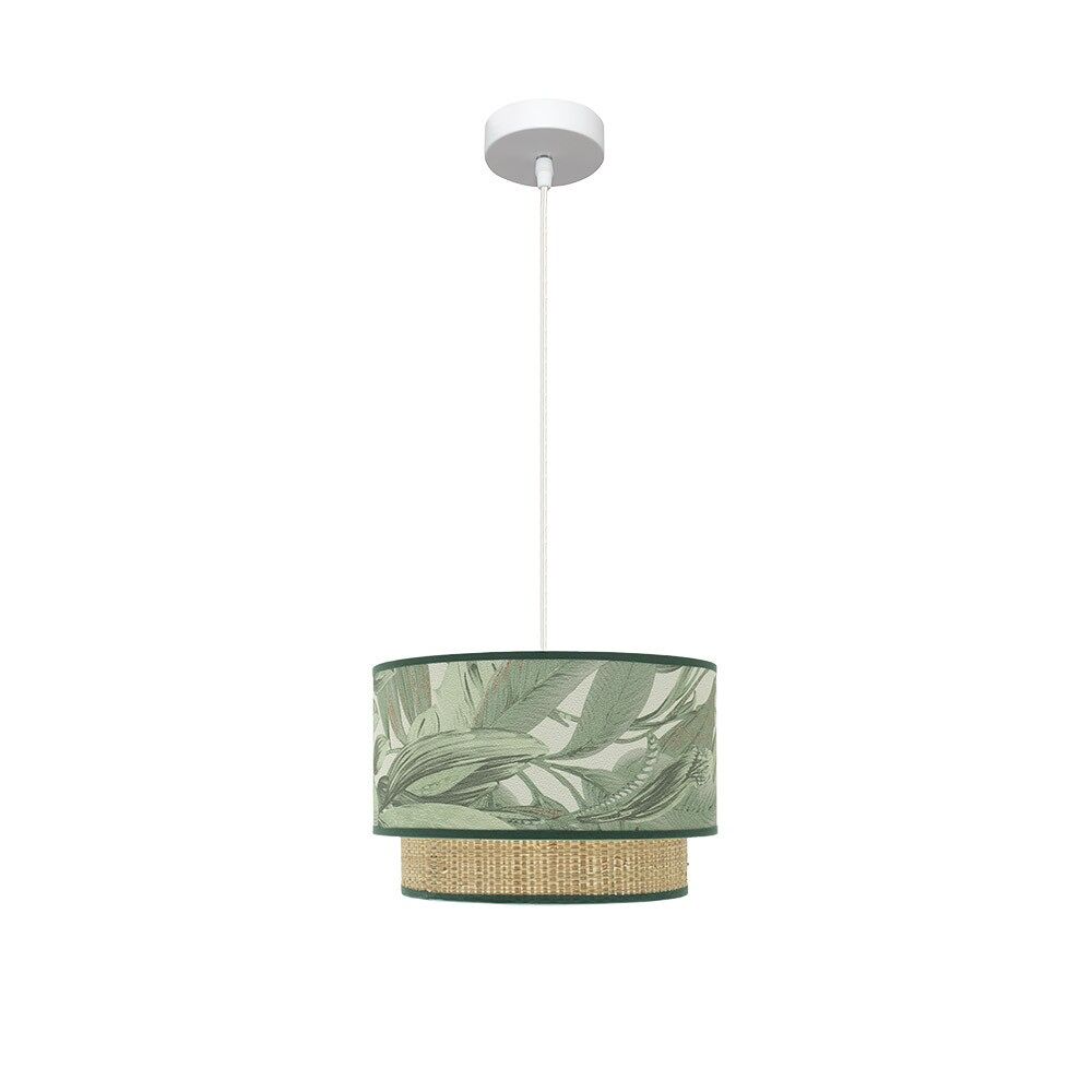 Lampara de techo metal color verde serie congo 30cm