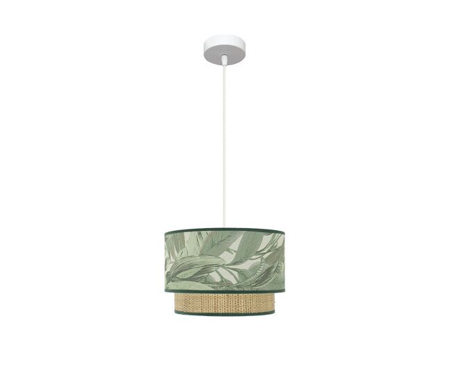 Lampara de techo metal color verde serie congo 30cm