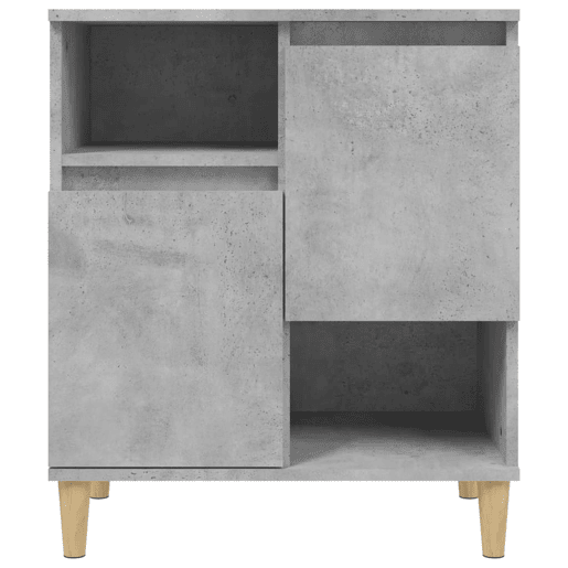 vidaXL Aparadores 2 pcs 60x35x70 cm derivados de madeira cinza cimento vidaXL Aparadores 2 pcs 60x35x70 cm derivados de madeira cinza cimento