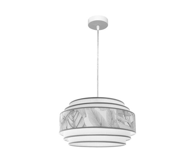Lampara de techo metal color gris serie camerun 40cm