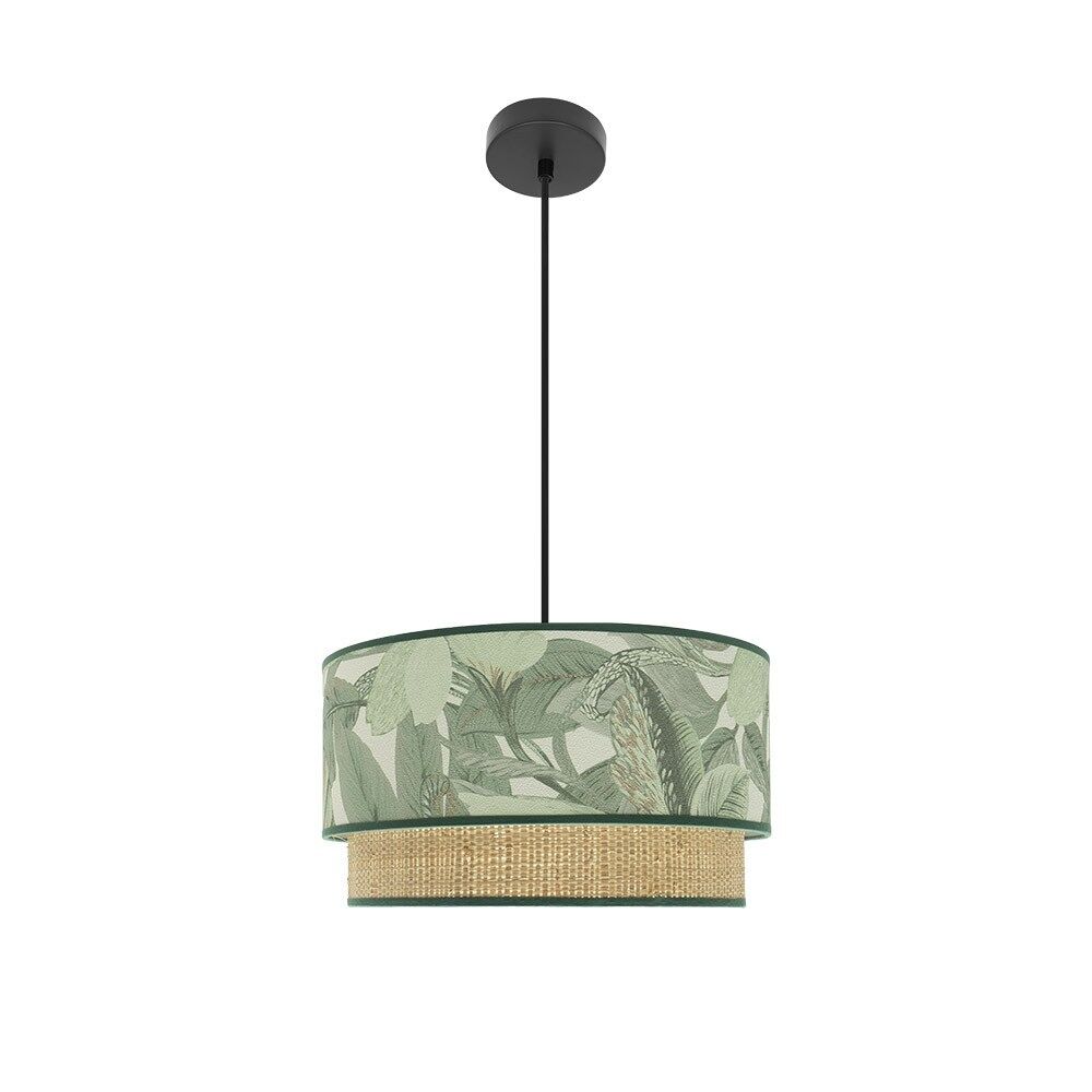 Lampara de techo metal color verde serie congo 40cm