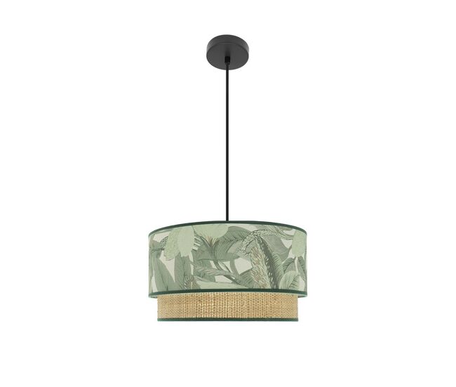 Lampara de techo metal color verde serie congo 40cm