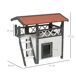Caseta para Gato Madera de Abeto PawHut Caseta para Gato Madera de Abeto PawHut Blanco