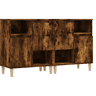 vidaXL Aparadores 2 pcs 60x35x70 cm derivados madeira carvalho fumado