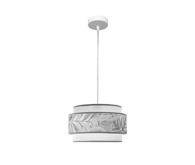 Lampara de techo metal color gris serie camerun 30cm