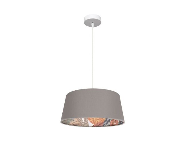 Lampara de techo metal color gris serie tunez 40cm
