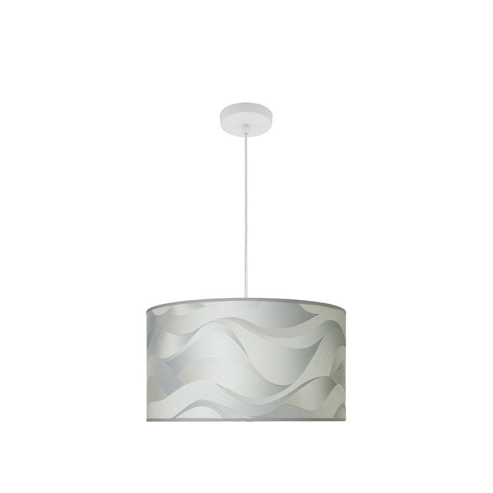 Lampara de techo metal color blanco serie moda 40cm