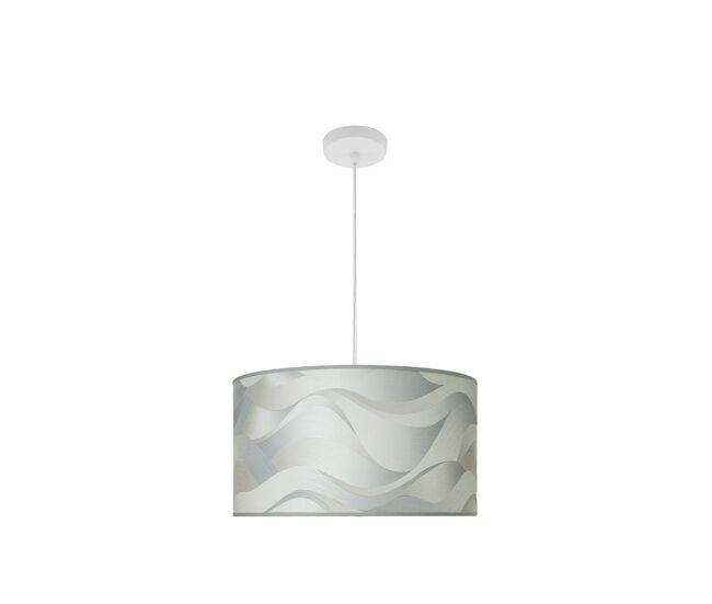 Lampara de techo metal color blanco serie moda 40cm
