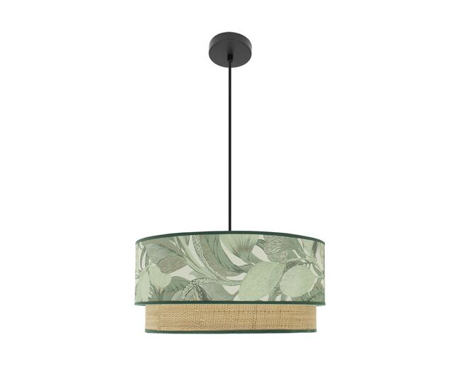 Lampara de techo metal color verde serie congo 50cm