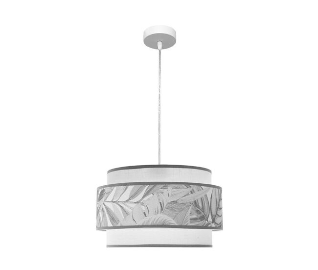 Lampara de techo metal color gris serie camerun 40cm