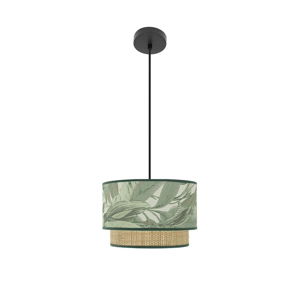 Lampara de techo metal color verde serie congo 30cm