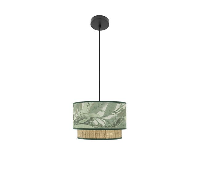 Lampara de techo metal color verde serie congo 30cm